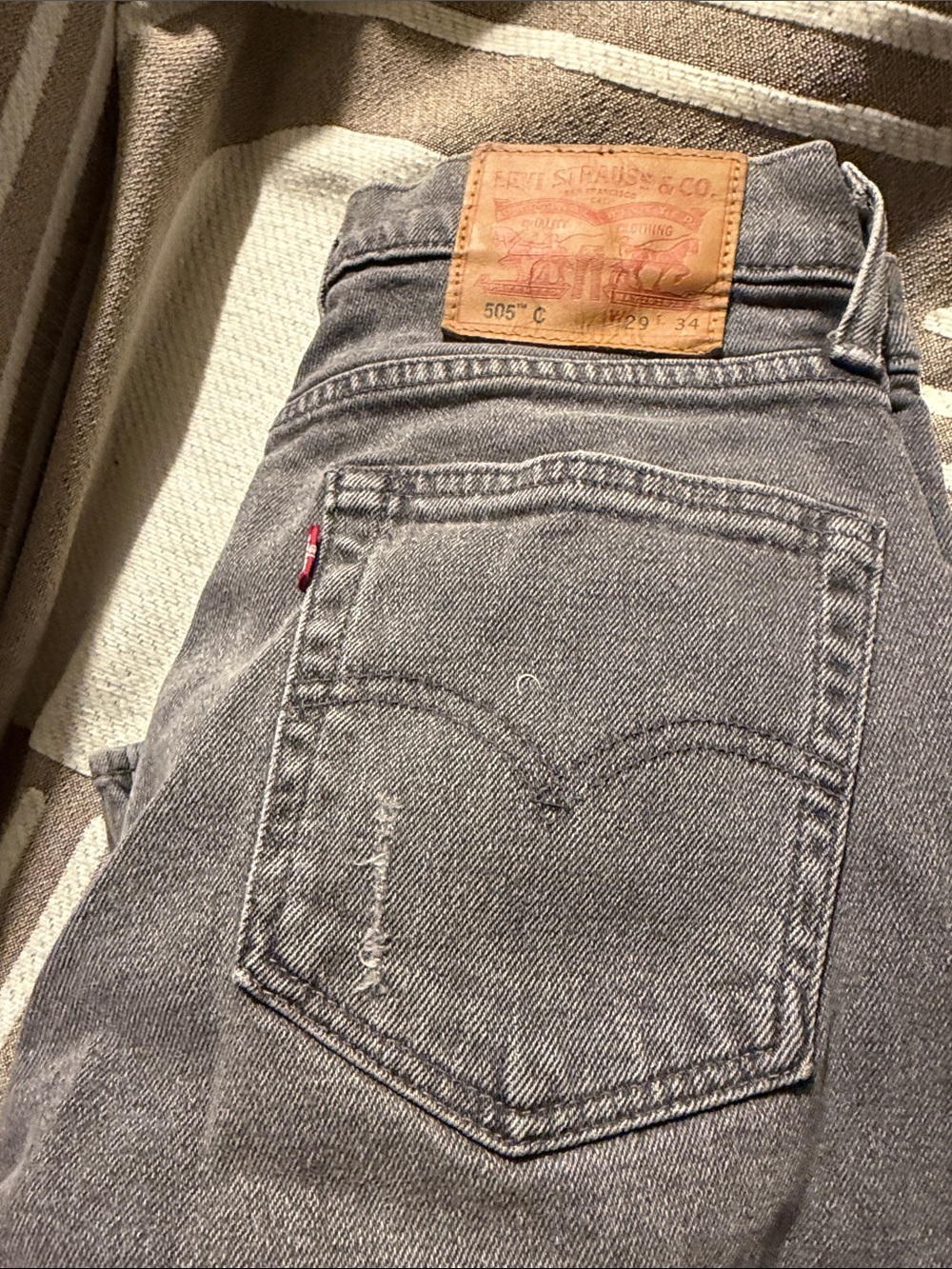 Levi's 505® Slim Men's Jeans in Washed Gray